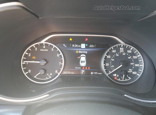1N4AA6EV6PC513664 2023 NISSAN MAXIMA SR Gray Widok zestawu wskaźników