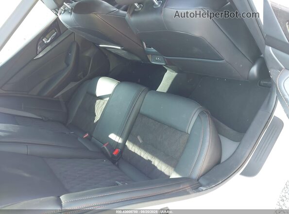 1N4AA6EV8PC507669 2023 NISSAN MAXIMA SR White Vista de la etiqueta del VIN