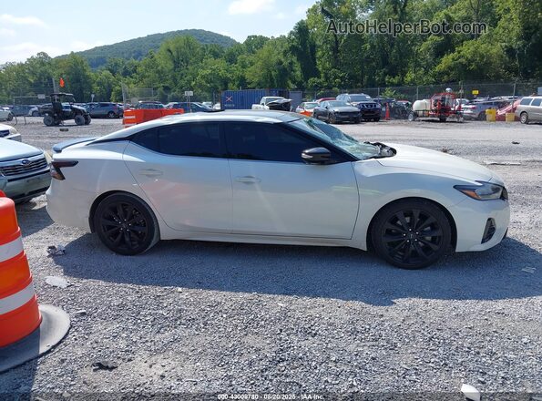 1N4AA6EV8PC507669 2023 NISSAN MAXIMA SR White Vista interior trasera