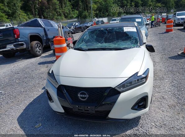 1N4AA6EV8PC507669 2023 NISSAN MAXIMA SR White Vista del cuadro de instrumentos