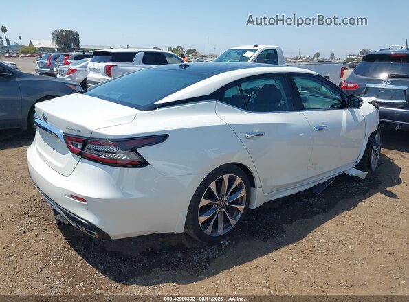 1N4AA6FV2NC507985 2022 NISSAN MAXIMA PLATINUM White უკანა მარჯვენა