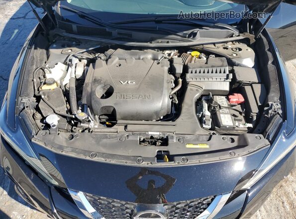 1N4AA6FV3PC507805 2023 NISSAN MAXIMA PLATINUM Black Вид задньої частини салону