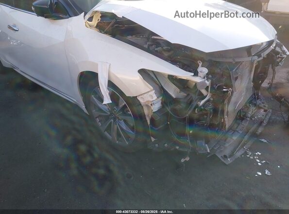1N4AA6FV8PC504253 2023 NISSAN MAXIMA PLATINUM White Vista del cuadro de instrumentos