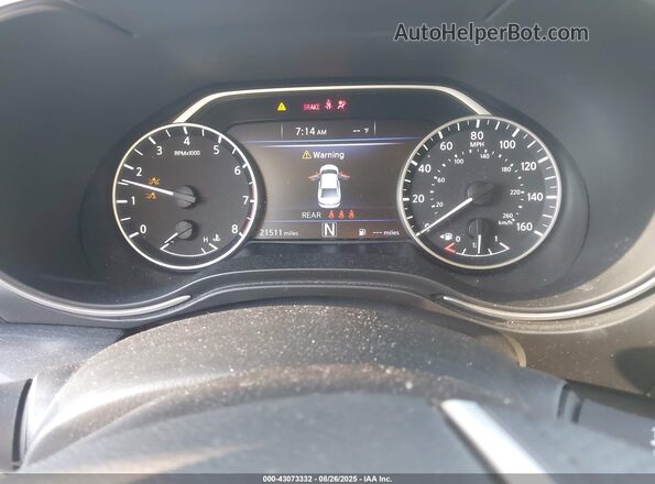 1N4AA6FV8PC504253 2023 NISSAN MAXIMA PLATINUM White Vista de los asientos traseros