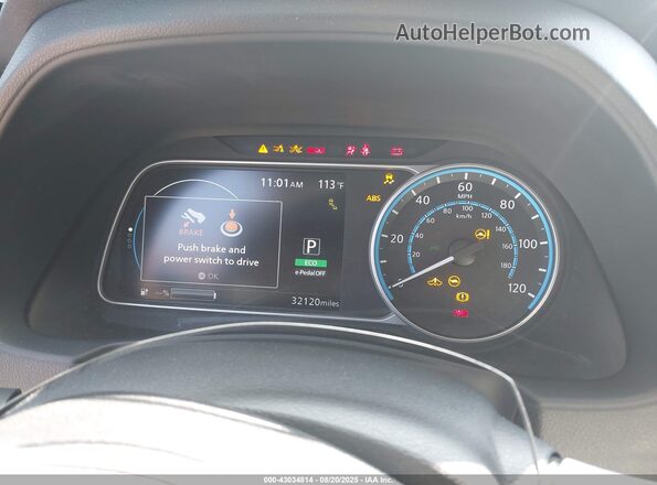 1N4AZ1CVXMC551036 2021 NISSAN LEAF Gray 