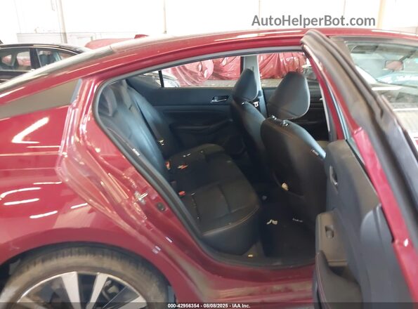 1N4BL4CV4MN409857 2021 NISSAN ALTIMA Burgundy VIN კოდის სტიკერის ხედი