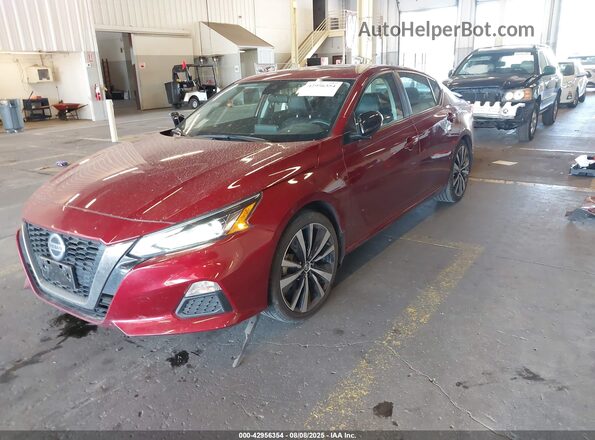 1N4BL4CV4MN409857 2021 NISSAN ALTIMA Burgundy წინა მარცხენა ხედი სამი მეოთხედიდან