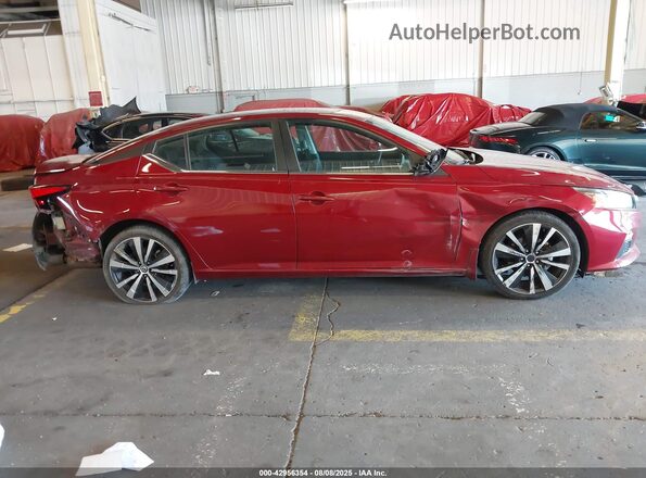 1N4BL4CV4MN409857 2021 NISSAN ALTIMA Burgundy უკანა სალონის ხედი