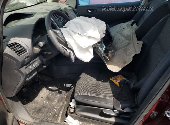 1N4BZ0CP0HC304081 2017 NISSAN LEAF Красный 
