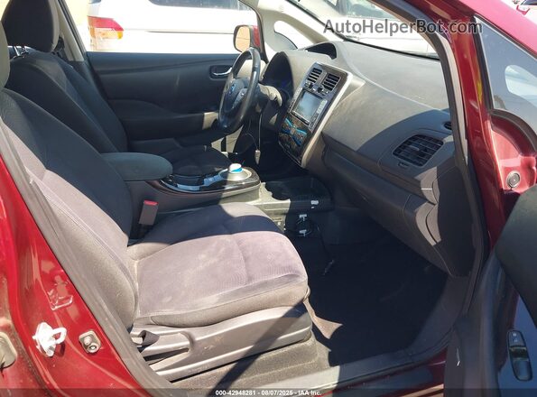 1N4BZ0CP0HC306865 2017 NISSAN LEAF Burgundy 