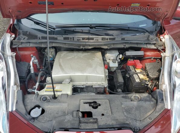 1N4BZ0CP7HC307592 2017 NISSAN LEAF Burgundy 
