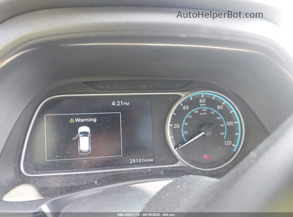 1N4BZ1DV5MC556695 2021 NISSAN LEAF Red 