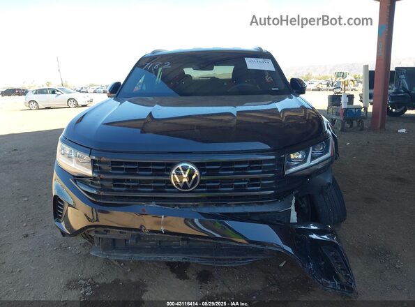 1V2AC2CA1MC224313 2021 VOLKSWAGEN ATLAS Black Front view