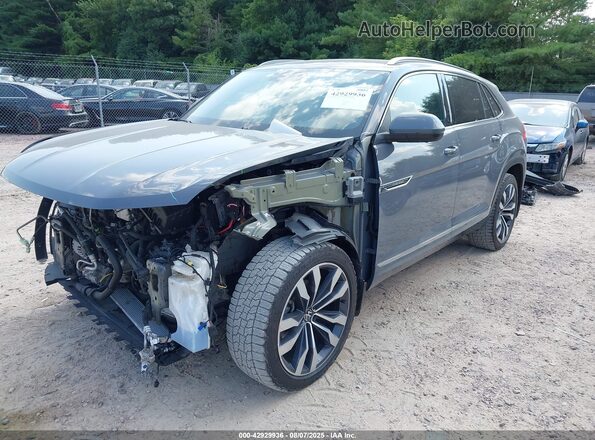 1V2FE2CA8MC221229 2021 VOLKSWAGEN ATLAS Gray Front left