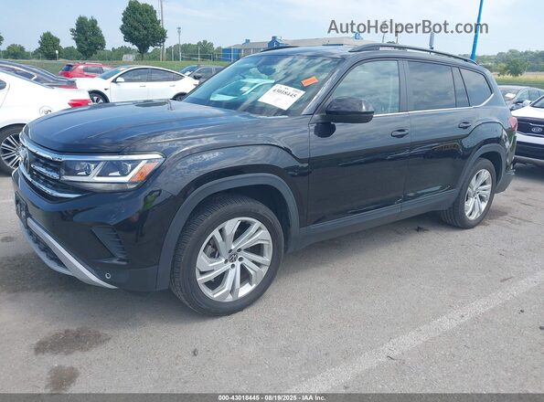 1V2HR2CA0MC558510 2021 VOLKSWAGEN ATLAS Black Przód lewy