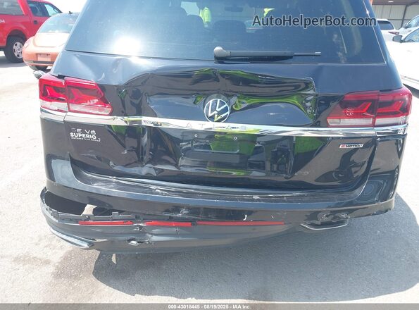 1V2HR2CA0MC558510 2021 VOLKSWAGEN ATLAS Black Widok z przodu