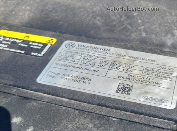 1V2HR2CA2RC576563 2024 VOLKSWAGEN ATLAS  