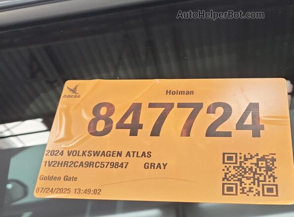 1V2HR2CA9RC579847 2024 VOLKSWAGEN ATLAS  