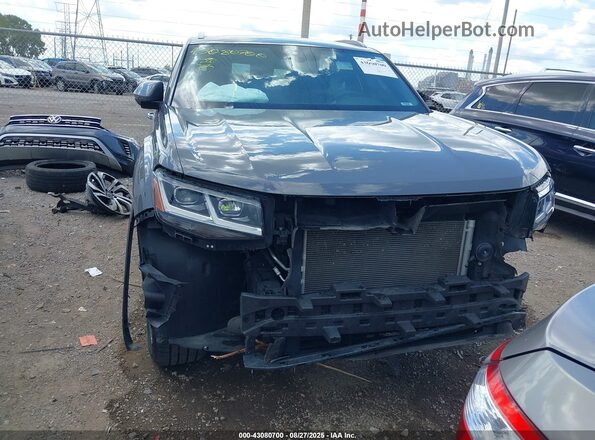 1V2KC2CA2MC213518 2021 VOLKSWAGEN ATLAS Gray Widok wnętrza z tyłu