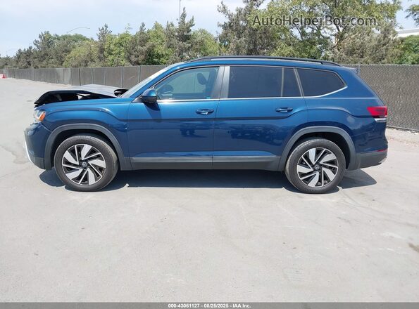 1V2LP2CA1MC524902 2021 VOLKSWAGEN ATLAS Синий Панорамный вид салона 360°