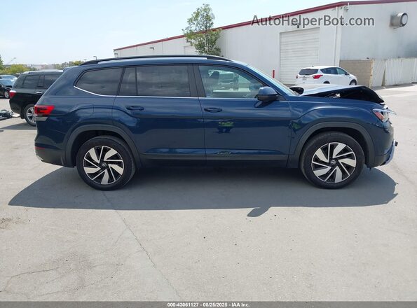 1V2LP2CA1MC524902 2021 VOLKSWAGEN ATLAS Синий Вид задней части салона