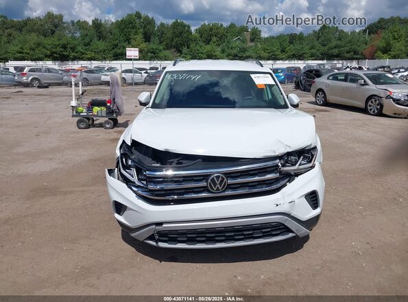 1V2LP2CA1MC565787 2021 VOLKSWAGEN ATLAS White Вид щитка приладів