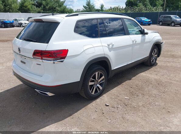 1V2LP2CA1MC565787 2021 VOLKSWAGEN ATLAS White Задня права чверть