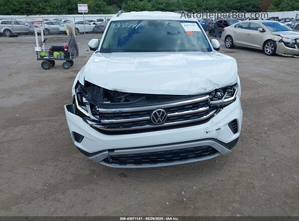 1V2LP2CA1MC565787 2021 VOLKSWAGEN ATLAS White Вид спереду