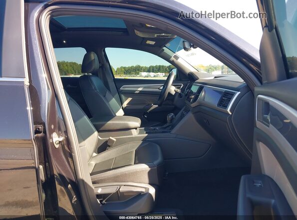 1V2RE2CA0MC234800 2021 VOLKSWAGEN ATLAS Black Widok wnętrza z przodu
