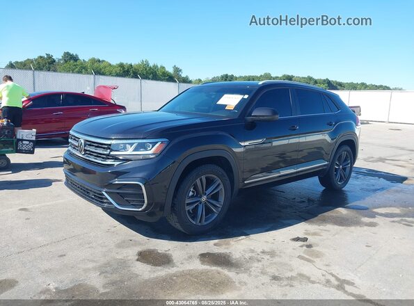 1V2RE2CA0MC234800 2021 VOLKSWAGEN ATLAS Black Przód lewy