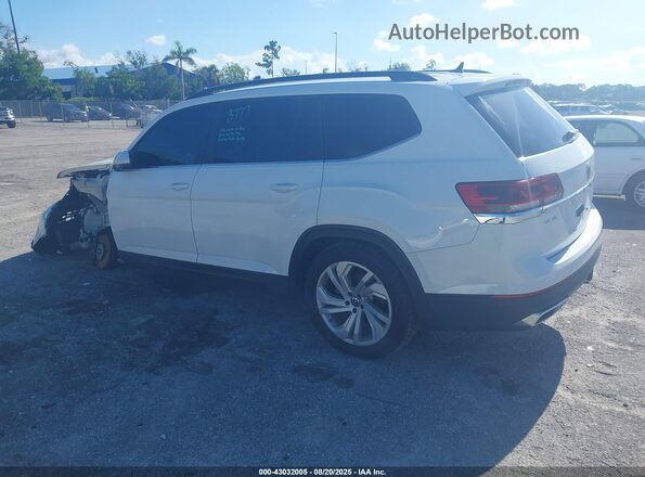 1V2WR2CA0MC525000 2021 VOLKSWAGEN ATLAS Белый Задняя левая четверть