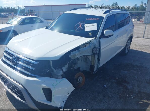 1V2WR2CA0MC525000 2021 VOLKSWAGEN ATLAS Белый Вид спереди