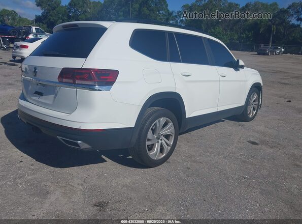 1V2WR2CA0MC525000 2021 VOLKSWAGEN ATLAS Белый Задняя правая четверть