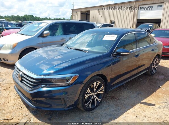 1VWSA7A30MC002811 2021 VOLKSWAGEN PASSAT Dark Blue Front left