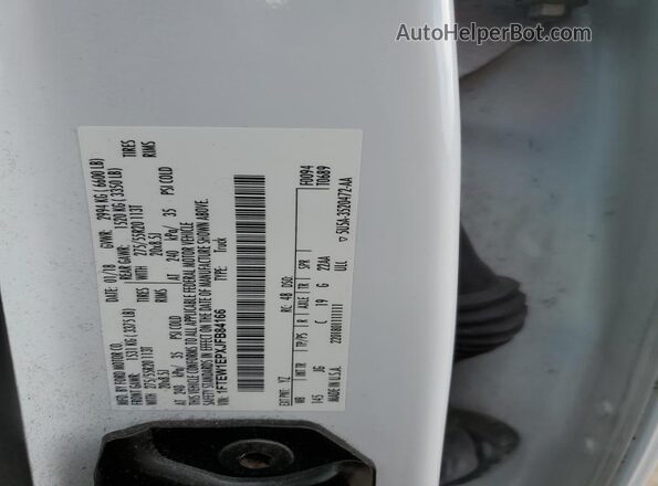 1FTEW1EPXJFB84166 2018 FORD F150 White 