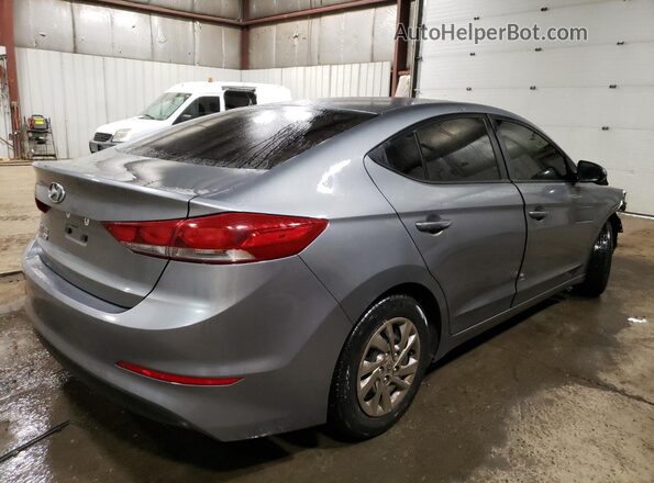 KMHD74LF9JU451423 2018 HYUNDAI ELANTRA Gray 