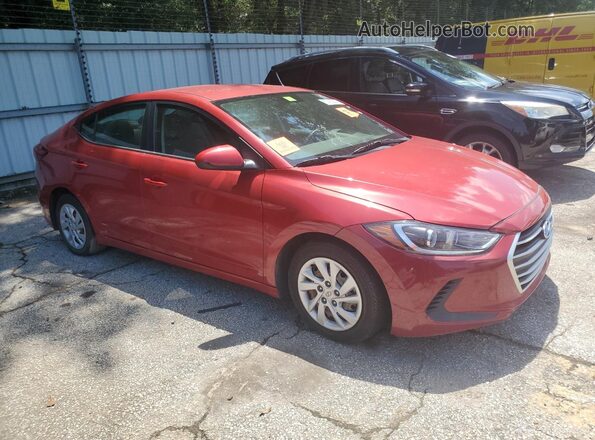 5NPD74LF5JH314462 2018 HYUNDAI ELANTRA Red 