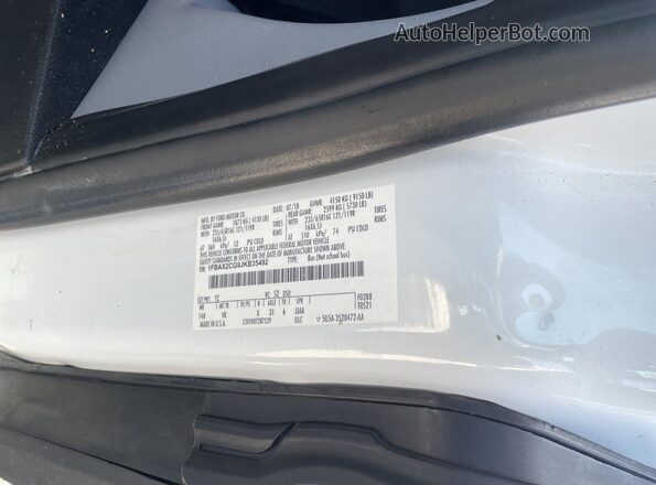 1FBAX2CG9JKB35492 2018 FORD TRANSIT White 