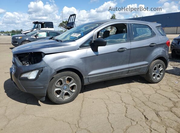MAJ3P1RE2JC243456 2018 FORD ECOSPORT Gray 