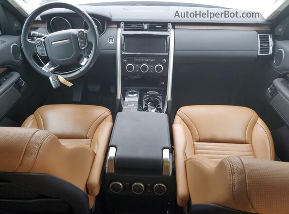 SALRRBBV8HA005740 2017 LAND ROVER DISCOVERY White Widok zestawu wskaźników
