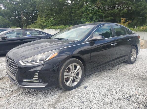 5NPE34AF9JH610989 2018 HYUNDAI SONATA Black 