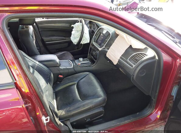 2C3CCARG2MH657768 2021 CHRYSLER 300 Burgundy წინა სალონის ხედი