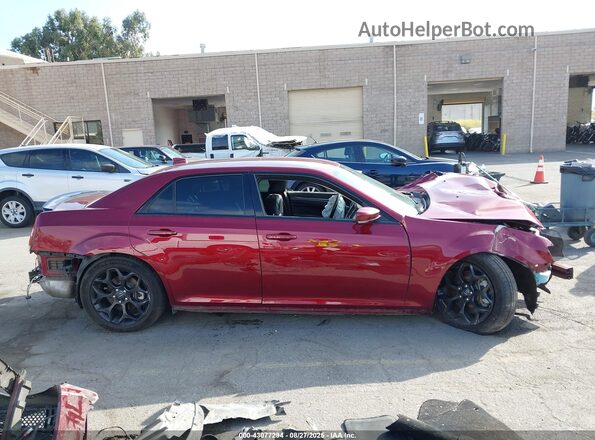 2C3CCARG2MH657768 2021 CHRYSLER 300 Burgundy უკანა სალონის ხედი