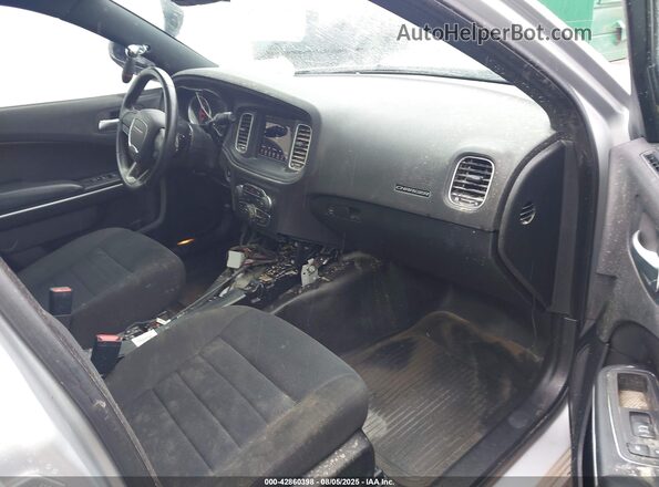 2C3CDXAT0MH662962 2021 DODGE CHARGER Silver Вид салону спереду