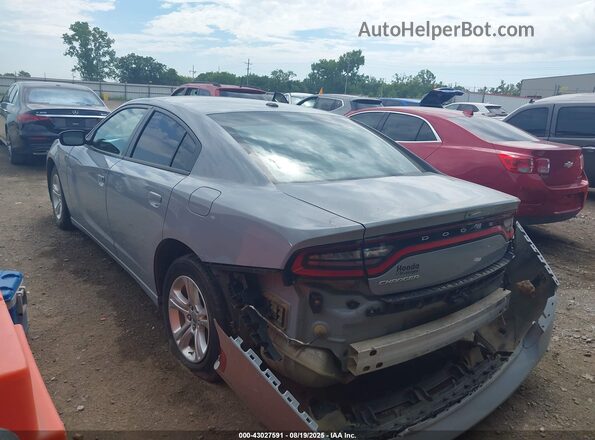 2C3CDXBG3NH129331 2022 DODGE CHARGER Gray Задня ліва чверть