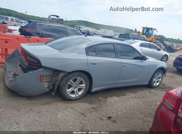 2C3CDXBG3NH129331 2022 DODGE CHARGER Gray Вид задньої частини салону