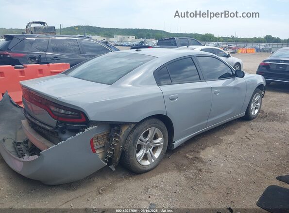 2C3CDXBG3NH129331 2022 DODGE CHARGER Gray Задня права чверть