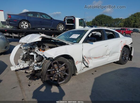 2C3CDXBG6MH505955 2021 DODGE CHARGER White Передня ліва чверть
