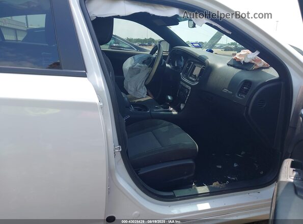 2C3CDXBG7LH208711 2020 DODGE CHARGER Белый Вид салона спереди