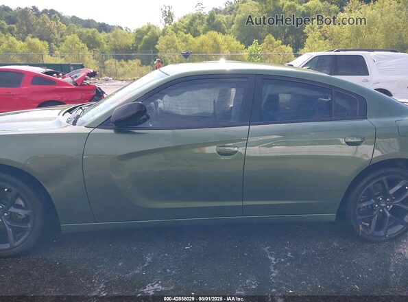 2C3CDXBG8MH657042 2021 DODGE CHARGER Green Панорамний вид салону 360°